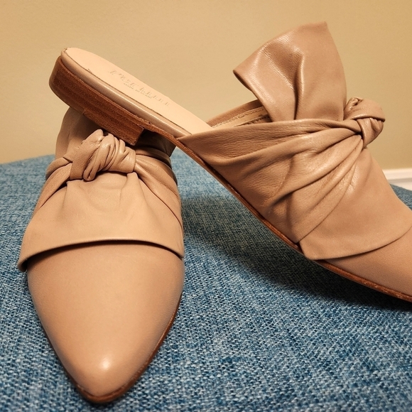 Pertini leather women shoes, size 8, nude - Picture 3 of 7